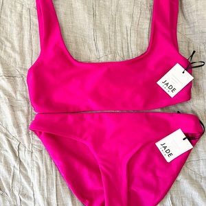 Jade Swim Bikini in Fuschia Sheen